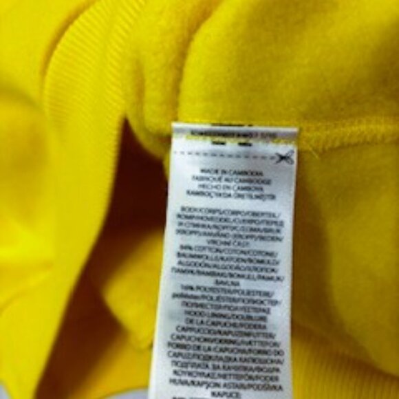 Polo Ralph Lauren yellow pullover  drawstring hoodie NWT Size M - Picture 5 of 8